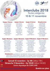 INTERCLUBS 2018 - Site Equipe